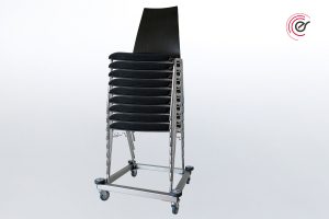 ErgoSus Stack Stuhltransportwagen mit Stuhlstapel