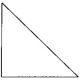 Einhängeplatte 90° gerade / Segment Dreieck